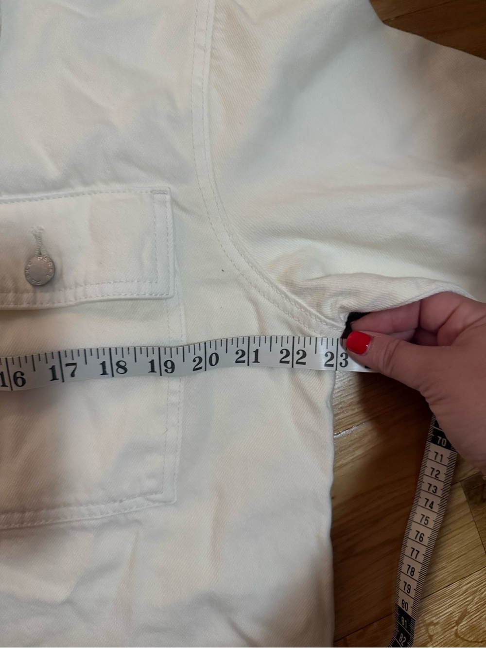 NWT Parke x Target Cream Oversized Button-Front Jacket - Picture 6 of 8